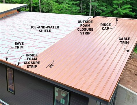 metal roof attached to house|correct way install metal roofing.